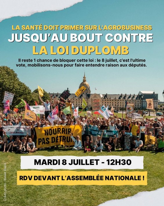 Duplomb 8 juillet