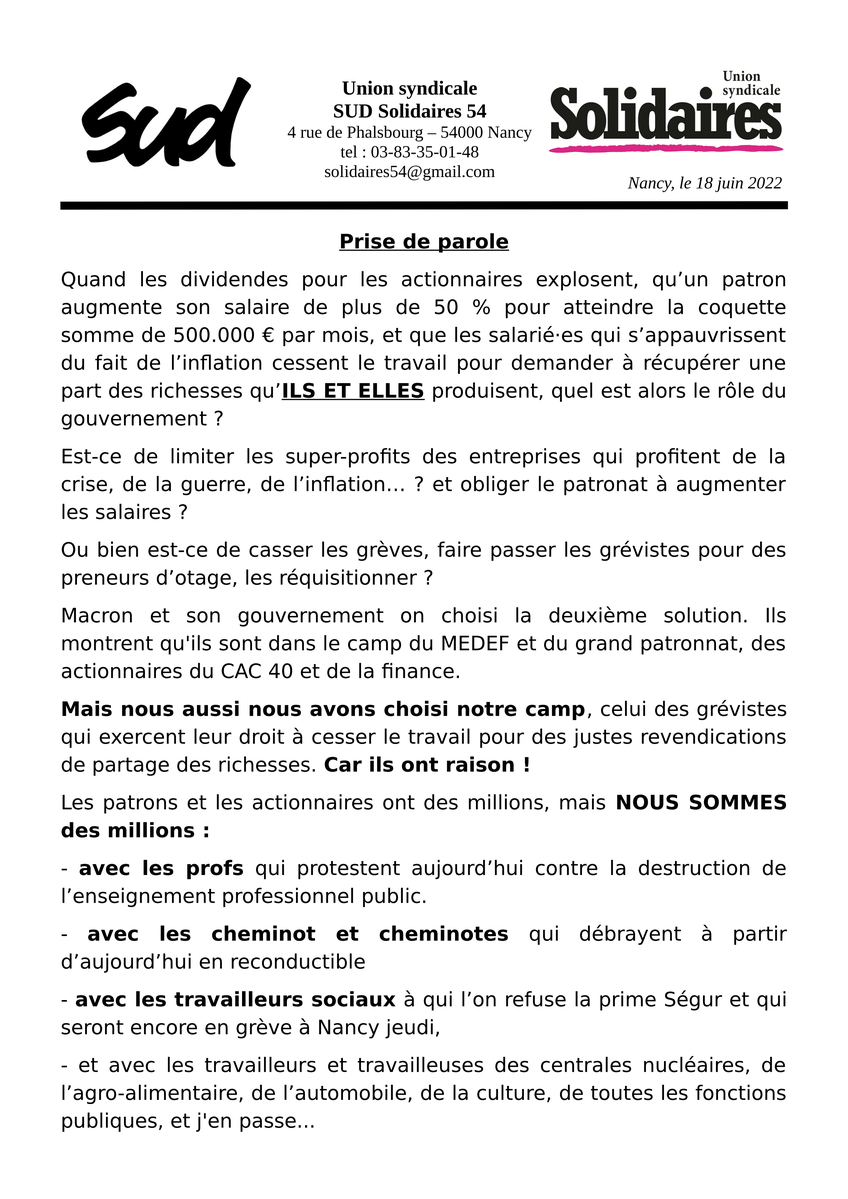 Prise de parole Solidaires 54 du 18 octobre 2022_01